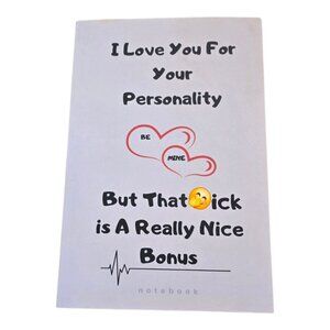 Novelty Suggestive Paperback Journal for that "Special Someone" NWOT